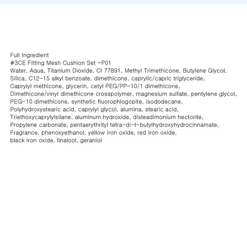 3CE Passform Netzkissen 11g + Mine 11g TWS PICK LSF40 PA+++ K-Beauty - Bild 8 von 15