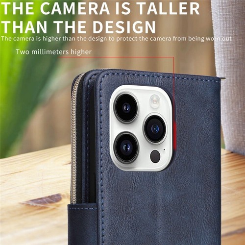 Für iPhone 17 16e 15 14 13 12 11 Pro Max XS 8/7 Wallet Case Leder Flip Cover - Bild 63 von 65