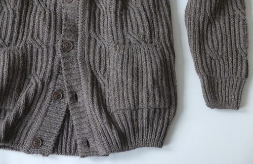 BRAX Elegant Cardigan Size S Wool Alpaca Chunky Knit New - Zdjęcie 3 z 3