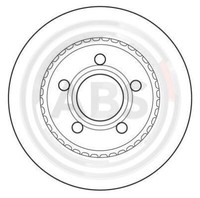 2X A.B.S. 15937 Bremsscheibe Hinten FüR Audi