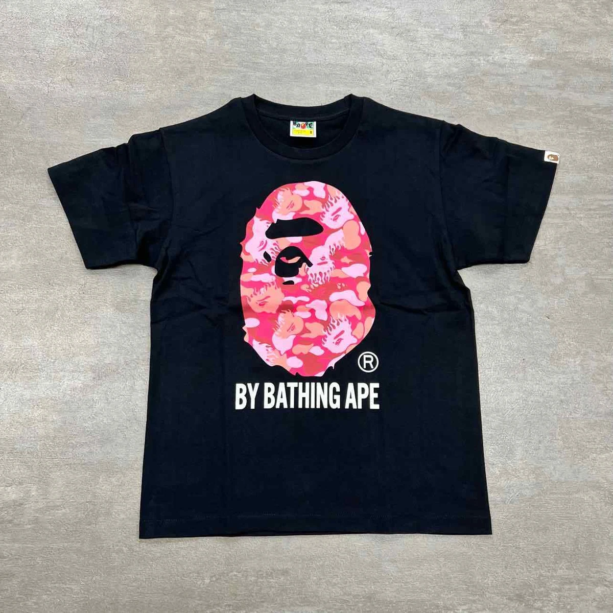 Pink bape top shirt