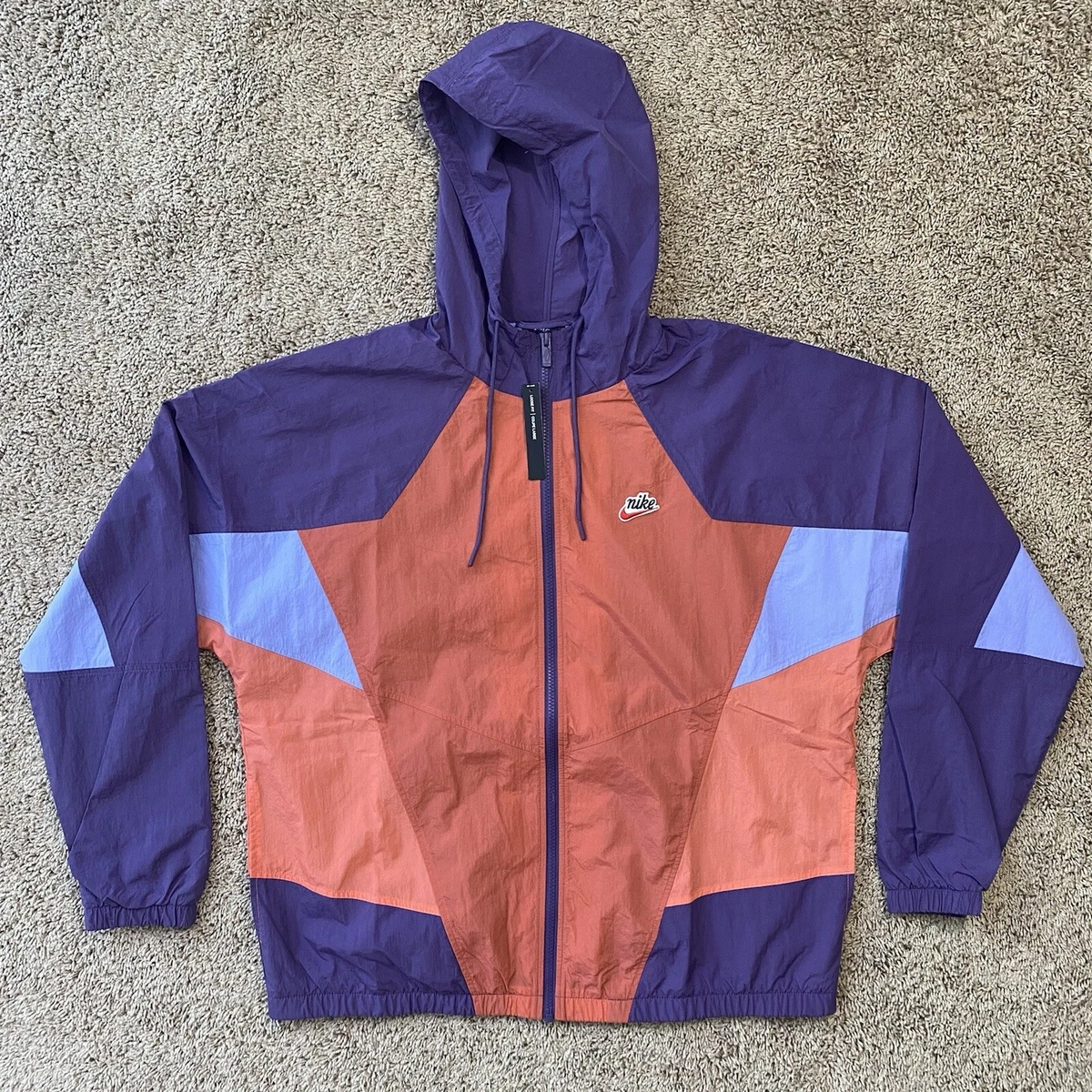 Nike windrunner jacket purple sale