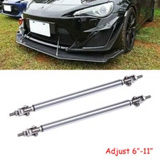 6"-11" Adjustable Bumper Lip Splitter Spoiler Strut Rod Support Bars For Toyota