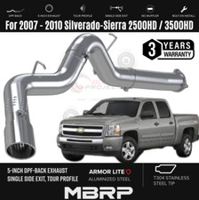 Mbrp 5 Dpf-back Single Exit Exhaust Wtip For Silverado Sierra 2500hd 3500hd