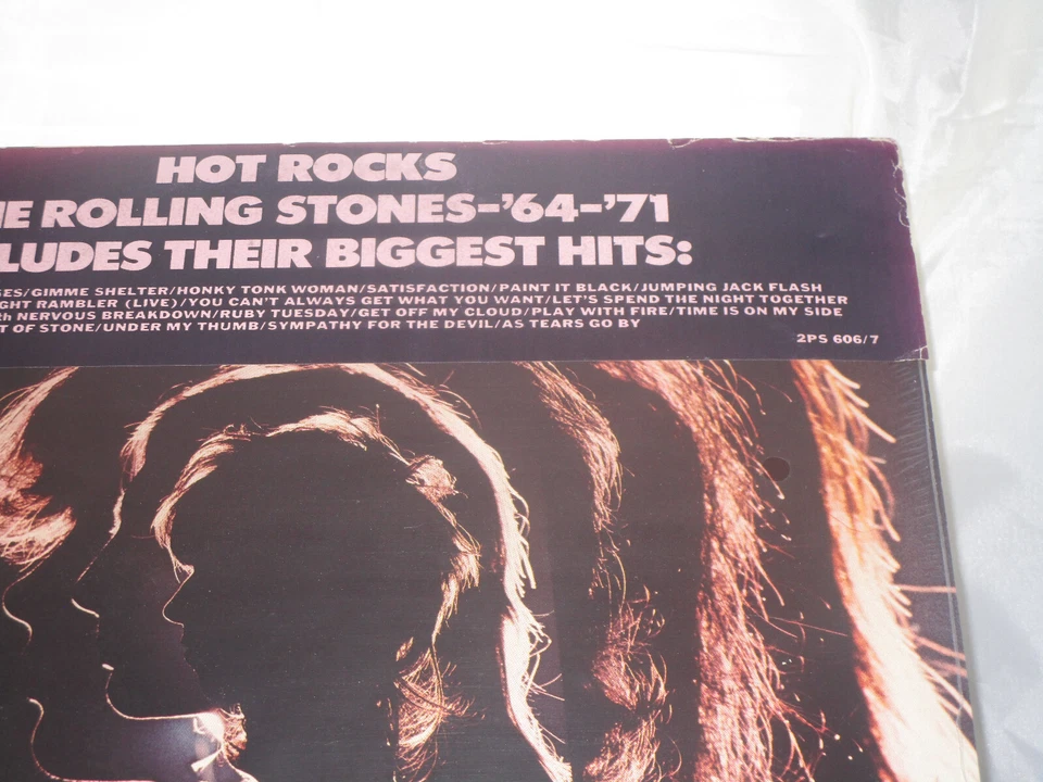 Rolling Stones Hot Rocks 1964-71 Sealed Vinyl LP USA 1971 Orig Obi Hype Sticker - Image 4 of 4
