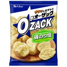 O'zack Snack di patate sapore di alghe secche e sale 68 g cibo per la casa dal Giappone