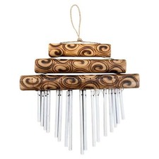 Triple bamboo windchime