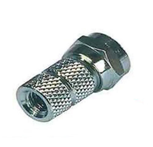 10 x F Plug Connector for RG59 Coaxial / Coax Cable - Satellite TV CCTV RG-59