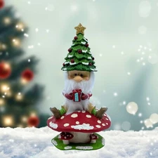 Bethany Lowe Designs: Christmas; Merry Christmas Finley Gnome, Item#TD-0047