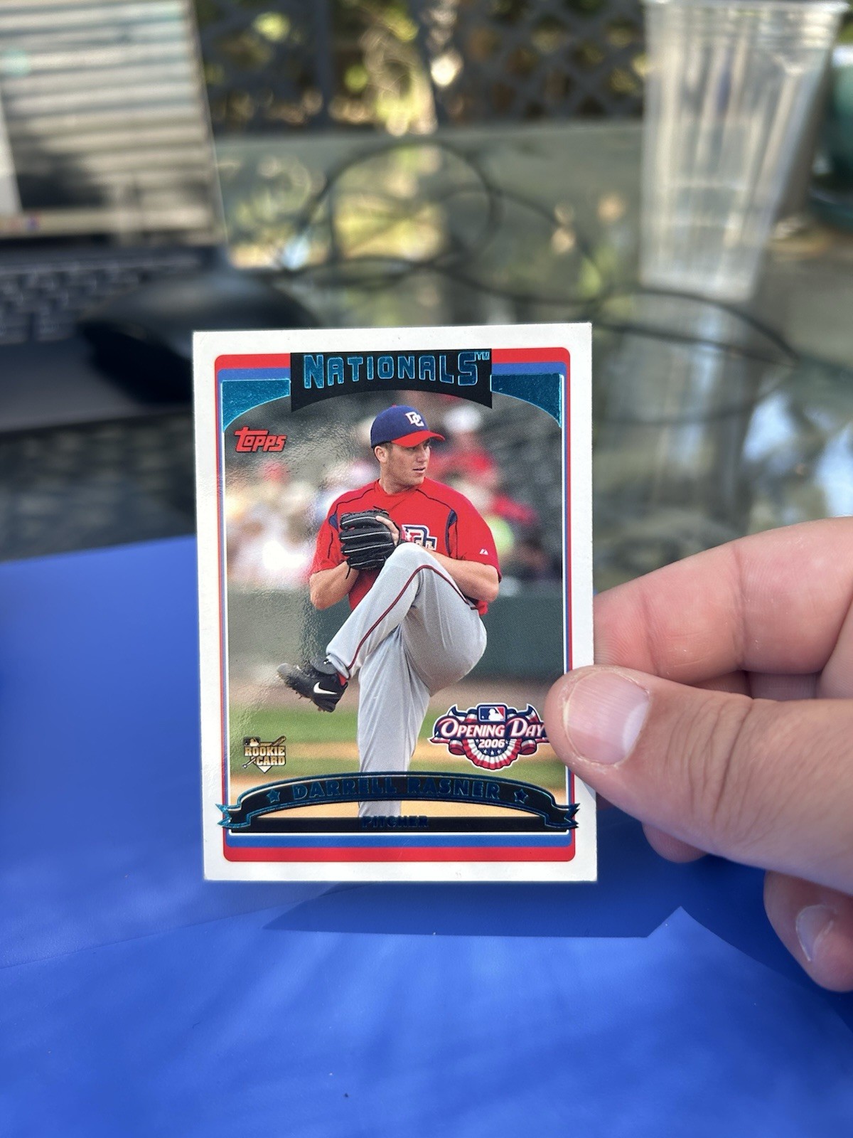 2006 Topps Opening Day Darrell Rasner Washington Nationals #160 (RC) - Blue Foil