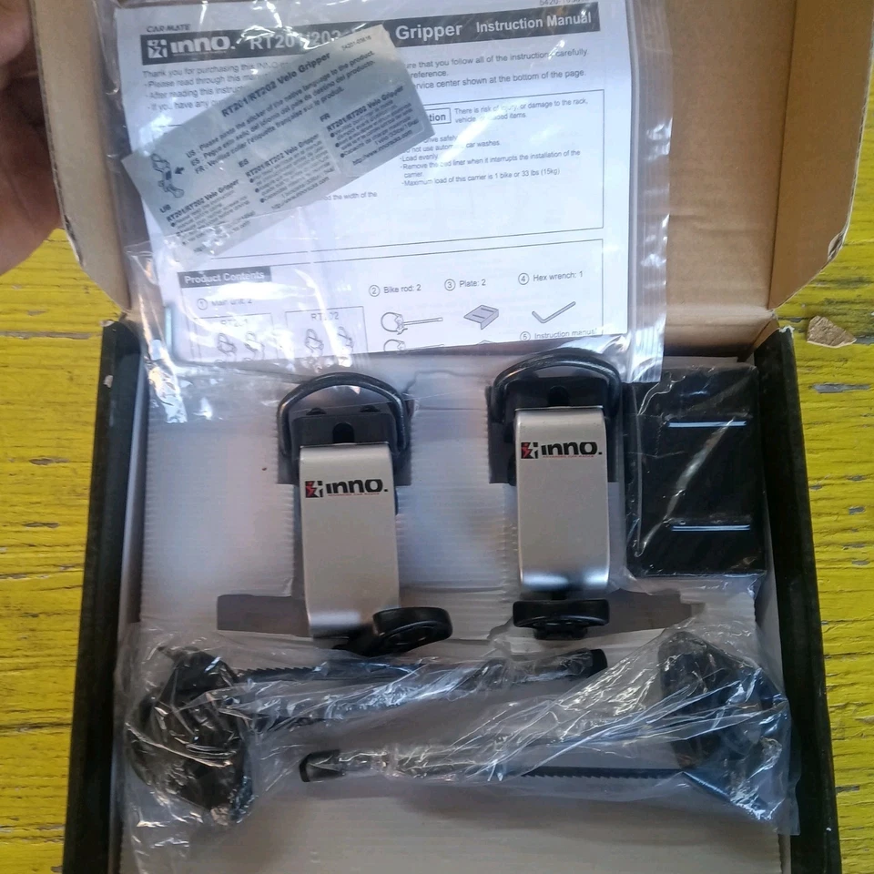 Pinza Inno RT201 VELO--x2. Portabicicletas con cama de camión para camionetas estándar leer descripción Foto 4 de 4