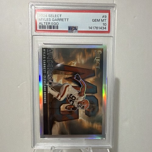 Panini Select Myles Garrett Alter Ego #9 PSA 10 Cleveland Browns Football