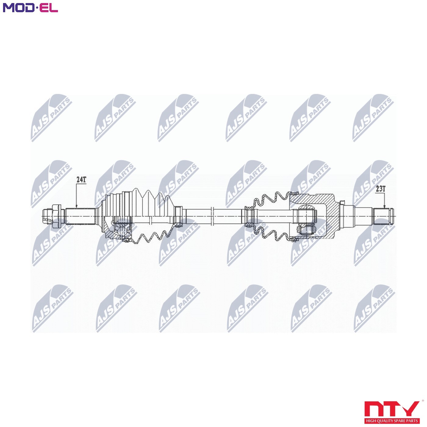 DRIVE SHAFT NPW-TY-094 FOR PEUGEOT TOYOTA CITROËN CFB /CFA 1.0L 3cyl 108 1.0L C1