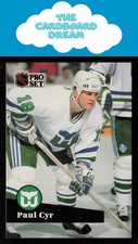 Paul Cyr 1991-92 Pro Set French #88 Hartford Whalers Hockey Card