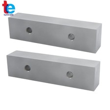 1 Pair 8  2  1.5" Aluminum Machined Soft Jaws Reversible For 6" Milling Vise