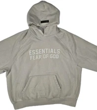 Essentials Fear Of God Pullover Hoodie Brown Mens Medium 