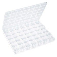 Secmity 42 Grids Plastic Bead Organizer Beads Storage Containers Bead Holder