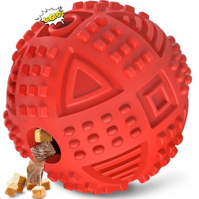 Dog Balls Treat Dispensing Dog Toys for Aggressive Chewers Large Breed Nearly