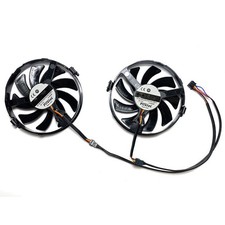1Pair Graphics Card Cooling Fans for XFX R9 370 380 380X R7 370 360 QICK