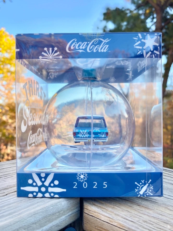 1973 Chevrolet K5 Blazer 2025 M2 Machines Coca-Cola Christmas Ornament Chevy GMC - Image 4 of 4
