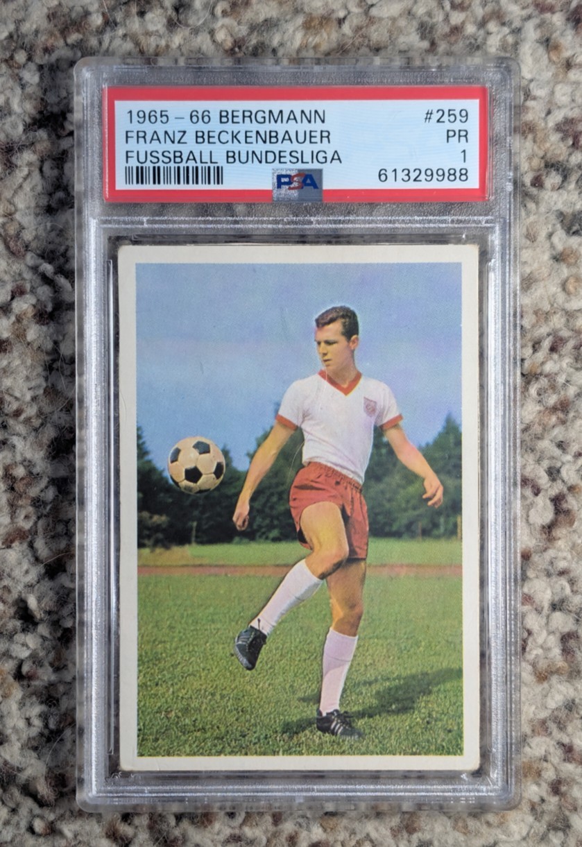 1965-66 Bergmann Bundesliga Franz Beckenbauer #259 PSA 1