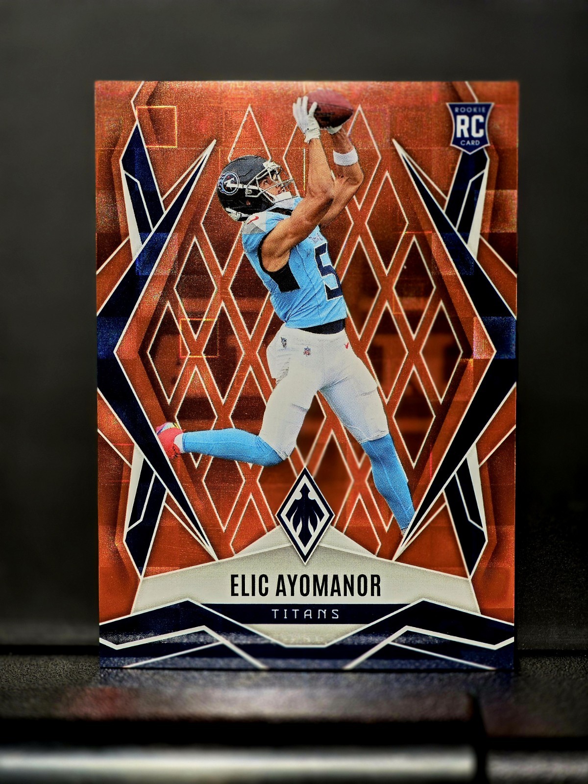 2025 Panini Phoenix - Rookies Elic Ayomanor #167 Orange Pandora/189 (RC)