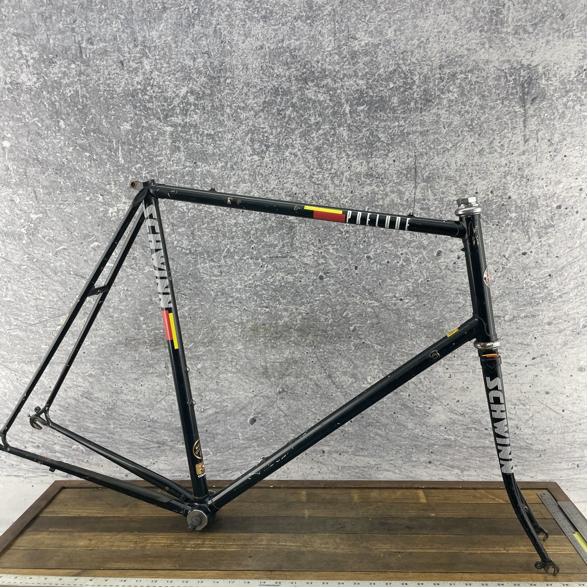 Vintage Schwinn Prelude Road Bike Frame 64cm Columbus Steel Tall