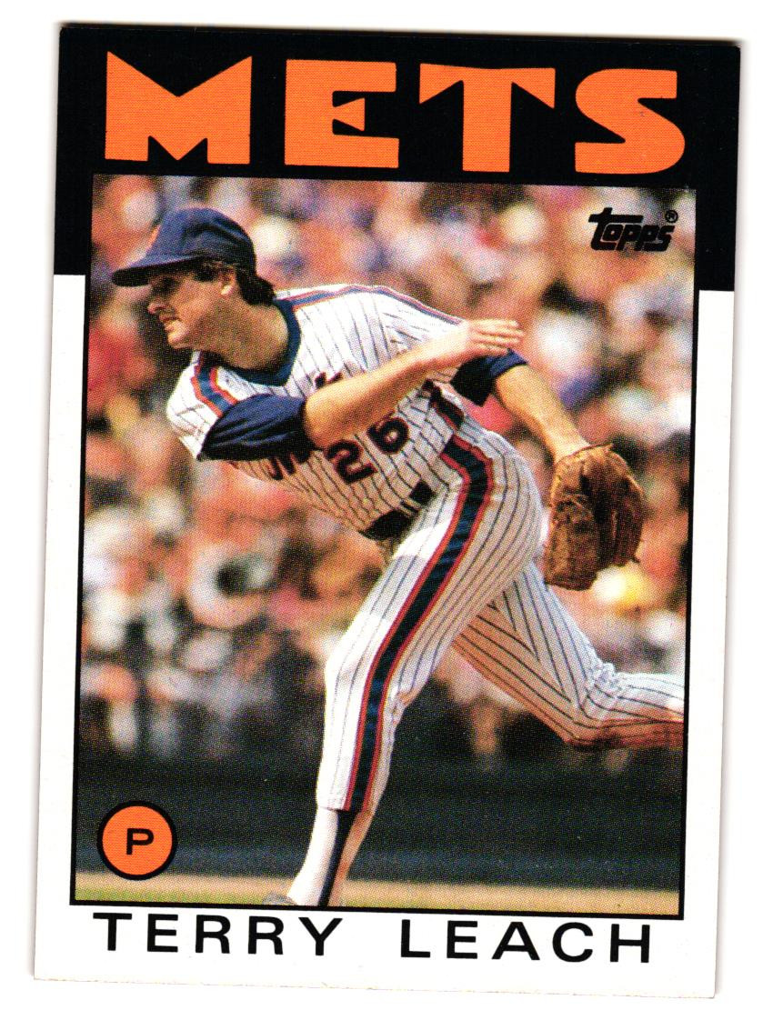 1986 Topps - Terry Leach #774 New York Mets