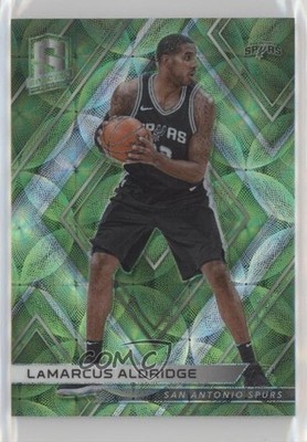 2017-18 Panini Spectra Neon Green Prizm 46/49 LaMarcus Aldridge #62 6jx