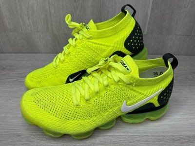 Nike Air VaporMax 2 Flyknit Volt Size 10 Running Shoes FA18 Sample (A1D031879)