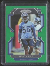 Monty Rice #420 Green Rookie RC 2021 Panini Prizm *HOT*