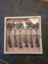 Kaffeelöffel Hildesheimer ROSE  Set, 6 Stück, 100er Silberauflage
