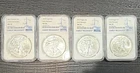 U.S. Mint American Silver Eagle 2017-2020 NGC MS70 Early Releases 4-Coin