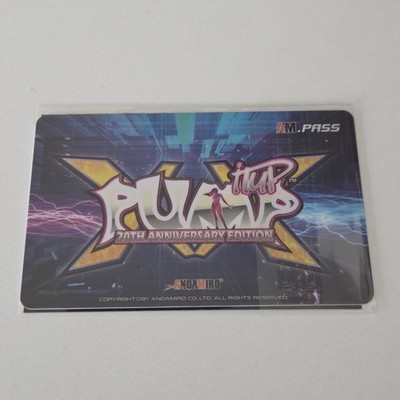 SHIPS FROM USA Andamiro Pump it Up XX AM.PASS ampass card PIU pass