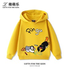 Kinder Kapuzenpullover Cartoon Pinguin Familie Herbst Winter Lässig