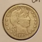 1902(S) Barber Quarter (25/30% *Liberty")