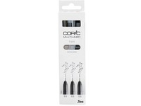 Copic Fineliner Multiliner, Grau/Schwarz, 3Er Set 1 Bis 20 Stk Spare Bis 47%