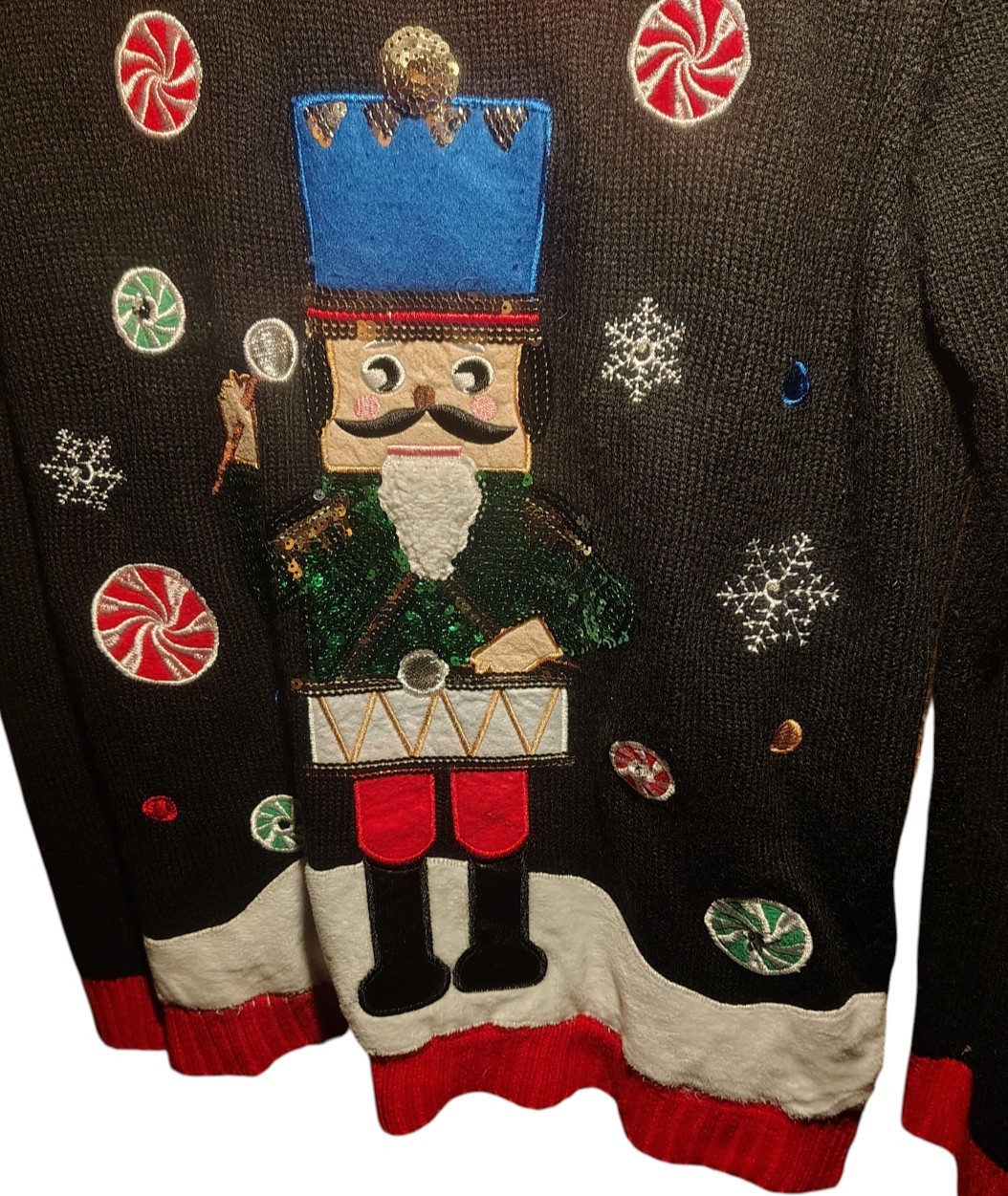 Holiday Time Women's Medium Nutcracker Winter Chr… - image 4