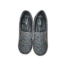 Easy Works by Easy Street Women's Floral Slip-Resistant Work Clogs Size 7.5 WW