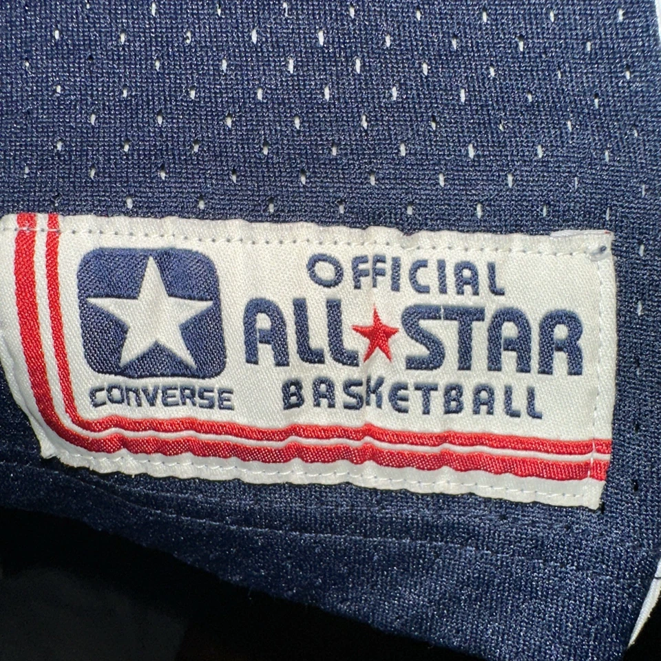 Camiseta De Colección Converse #1 2XL Azul Marino Blanco Malla Oficial All-Star  Foto 3 de 4