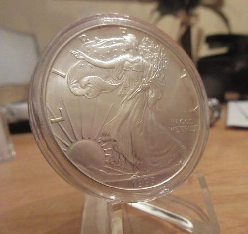 Photo of a 1993 American Silver Eagle from an eBay listing that sold on Jul 19, 2026
