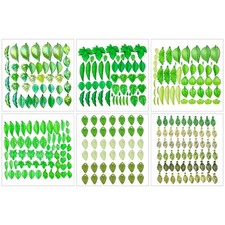 Crafters Pack Green Acrylic Leaf Pendants Transparent Jewelry Making Supplies