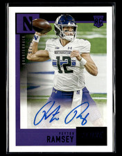 Peyton Ramsey 2021 Chronicles Draft Picks Score Purple RC Auto 97/99