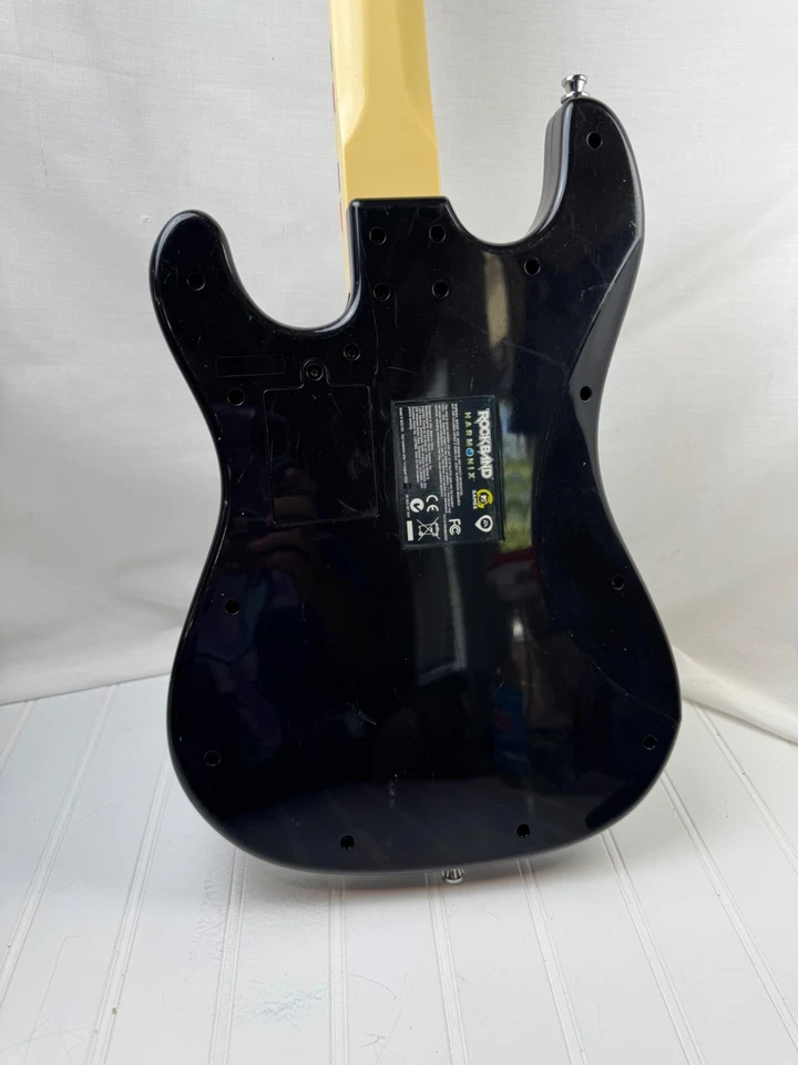 Xbox 360 Rock Band Fender Stratocaster Wired Guitar Hero Control Harmonix - Image 3 of 4