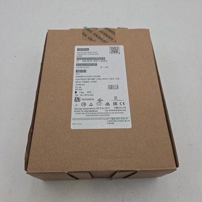 Siemens 6SL3210-1KE11-8UB2 | VFD 0.75HP | 480V | New Open Box | No Display