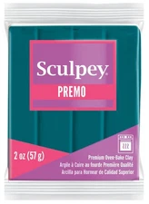 Sculpey Premo Polymer Clay 2oz-Teal