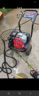 #ad Excell EXHA2425 2 Wheel Mounted Gas Pressure Washer 2400 PSI 2.1 3 GPM $250.00