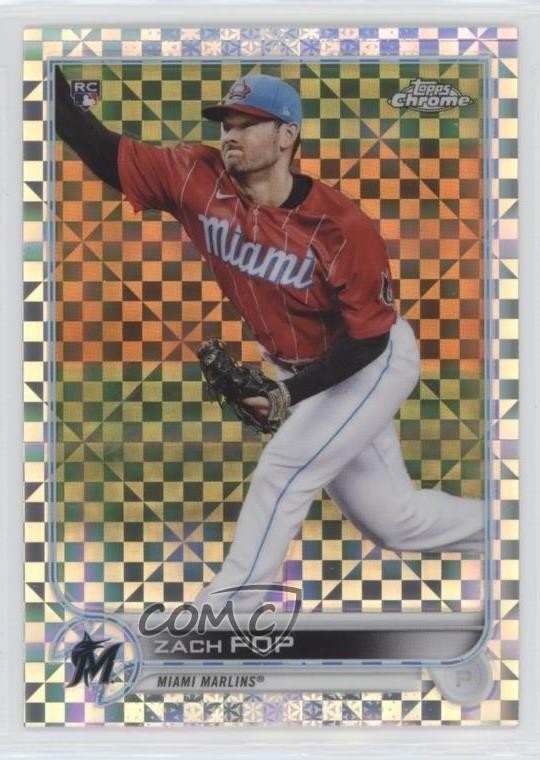 2022 Topps Chrome X-Fractor Zach Pop #41 7m3