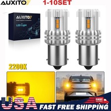 Auxito 1156 Amber Led Turn Signal Light Bulb Error Free Anti Hyper Flash 2-20x