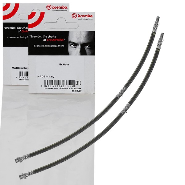 2X Brembo BremsschlÄUche Hinten Beidseitig Passend FÜR Bmw X3 Links+Rechts-image